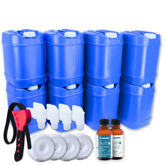 5 Gallon Mouser Tanks with Water Treatment Kit