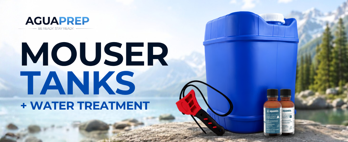 Mouser Tanks With Water Treatment Kit