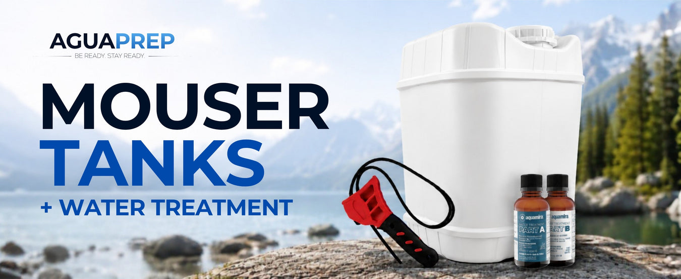 Mouser Tanks With Water Treatment Kit