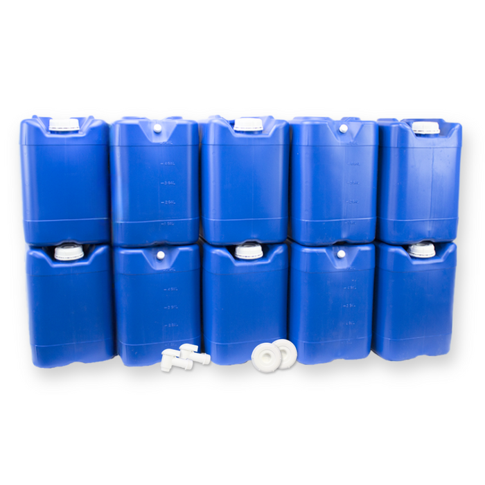 5 Gallon Water Storage Tanks (10 tanks)